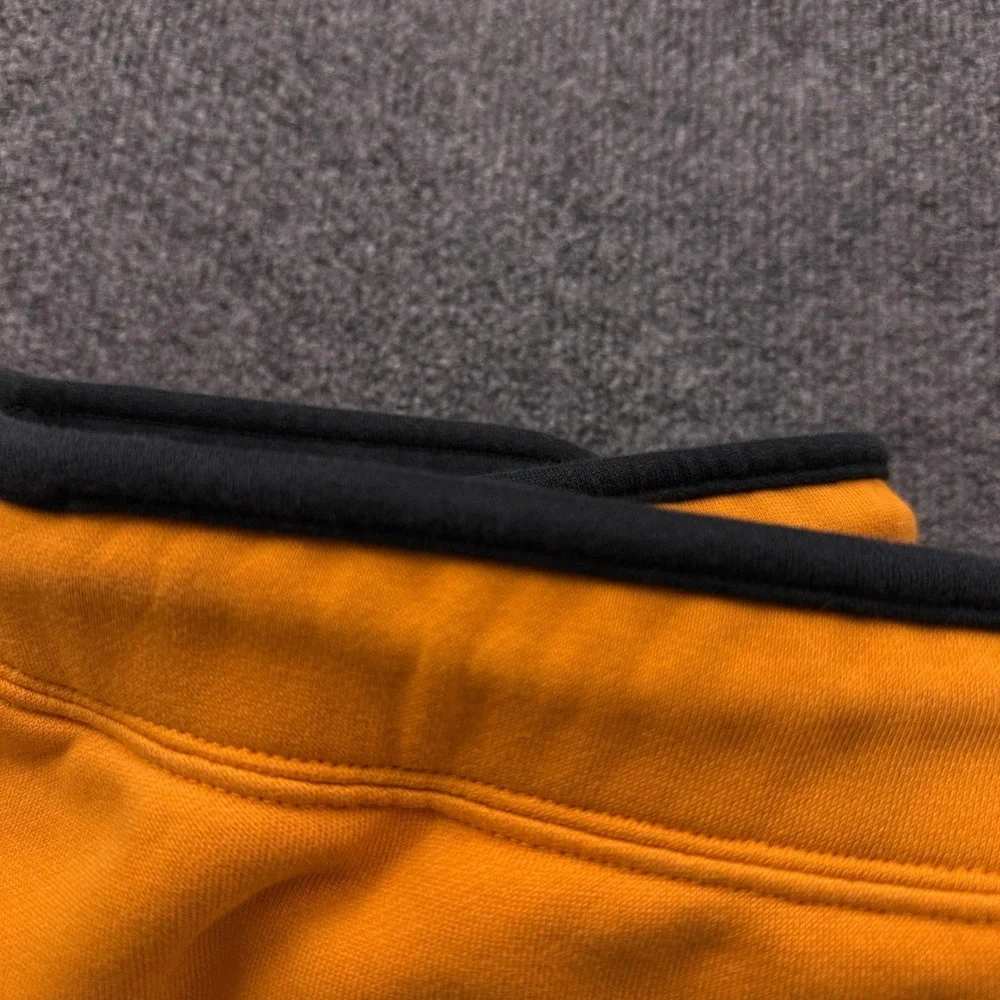 Jordan Fleece Shorts Mens Large Orange DJ0186-738 Jumpman Graphic Striped